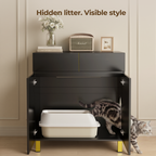 Amunrbrek Large Litter Box Enclosure Cabinet with Drawer