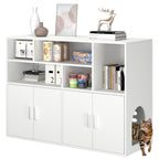 Amunrbrek Double Litter Box Enclosure with Large Storage Space