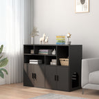 Amunrbrek Double Litter Box Enclosure with Large Storage Space
