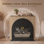 Amunrbrek Large Litter Box Enclosure with Storage