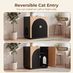 Amunrbrek Large Litter Box Enclosure with Storage