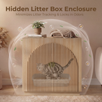 Amunrbrek Large Litter Box Enclosure with Storage