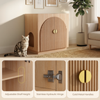 Amunrbrek Large Litter Box Enclosure with Storage